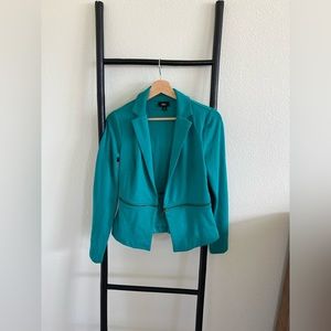 Teal blazer - small, target